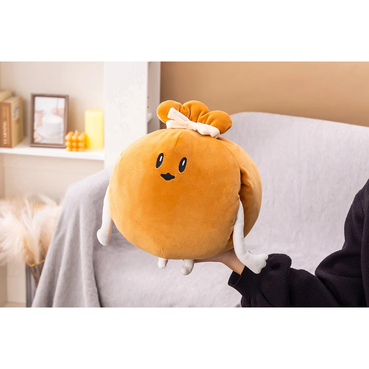 Nagano | Nagano Characters | Korokoro Hand Muff Cushion (Mochi Kinchaku)