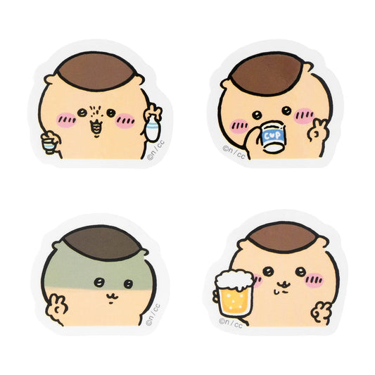 Chiikawa | Chiikawa 4-piece Set of Small Stickers - 05 Kuri-Manju