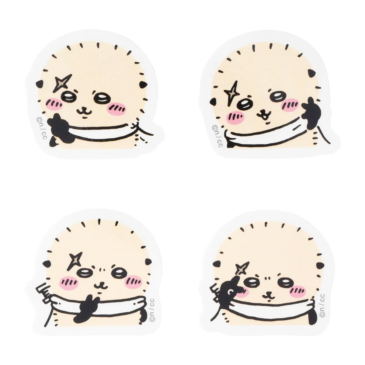 Chiikawa | Chiikawa 4-piece Set of Small Stickers - 07 Rakko