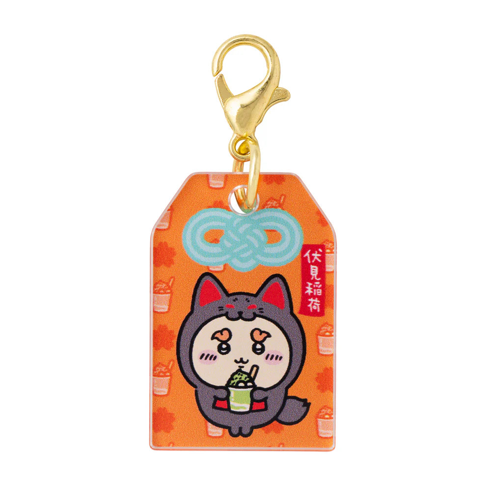 Chiikawa's | Chiikawa Mogumogu Honpo | Fushimi Inari Taisha Limited | Everyone's Trading Amulet Acrylic Charms Blind Box (All 8 types in total)