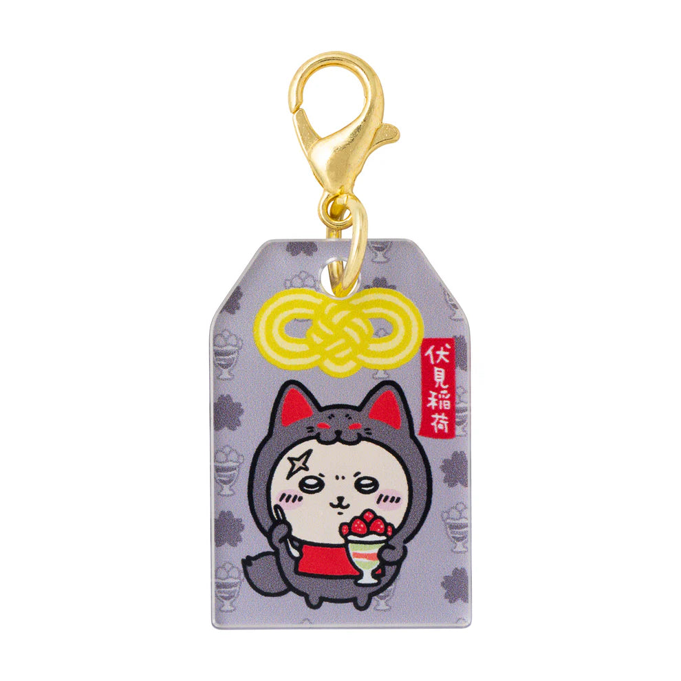 Chiikawa's | Chiikawa Mogumogu Honpo | Fushimi Inari Taisha Limited | Everyone's Trading Amulet Acrylic Charms Blind Box (All 8 types in total)