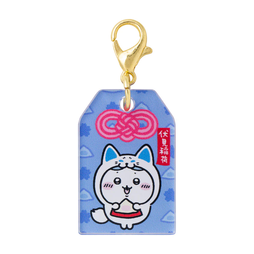 Chiikawa's | Chiikawa Mogumogu Honpo | Fushimi Inari Taisha Limited | Everyone's Trading Amulet Acrylic Charms Blind Box (All 8 types in total)