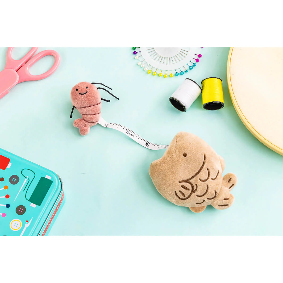 White Tiger and Black Tiger Taiyaki Ebi Plush Major