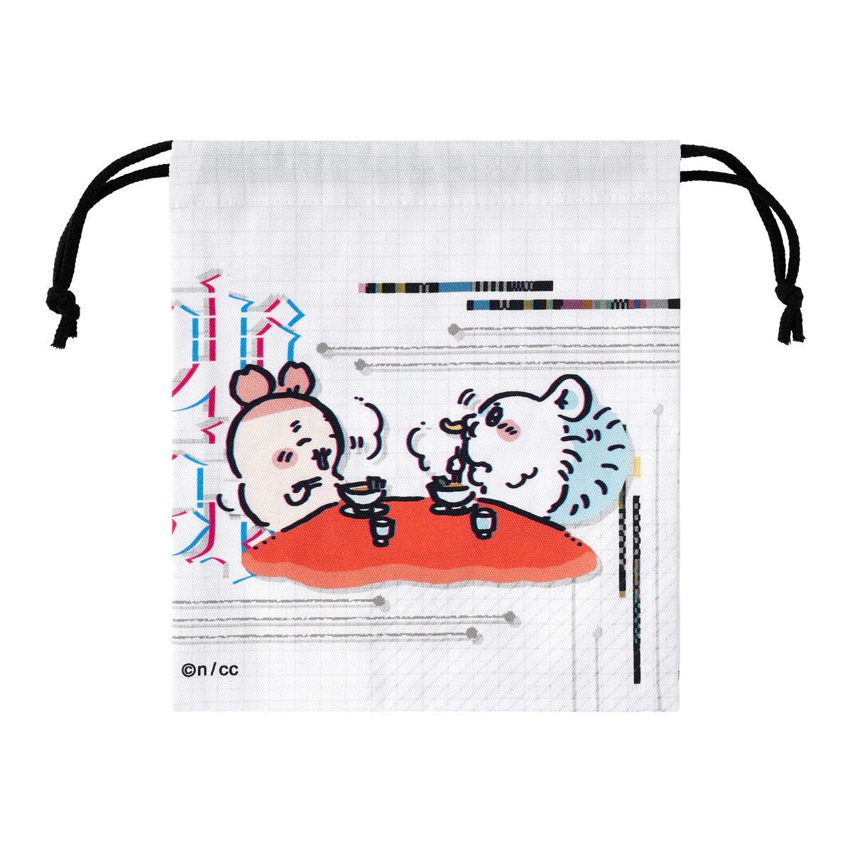 Chiikawa | 'Chiikawa Tokyo Chiikawa Medium Drawstring Pouch (Lost)