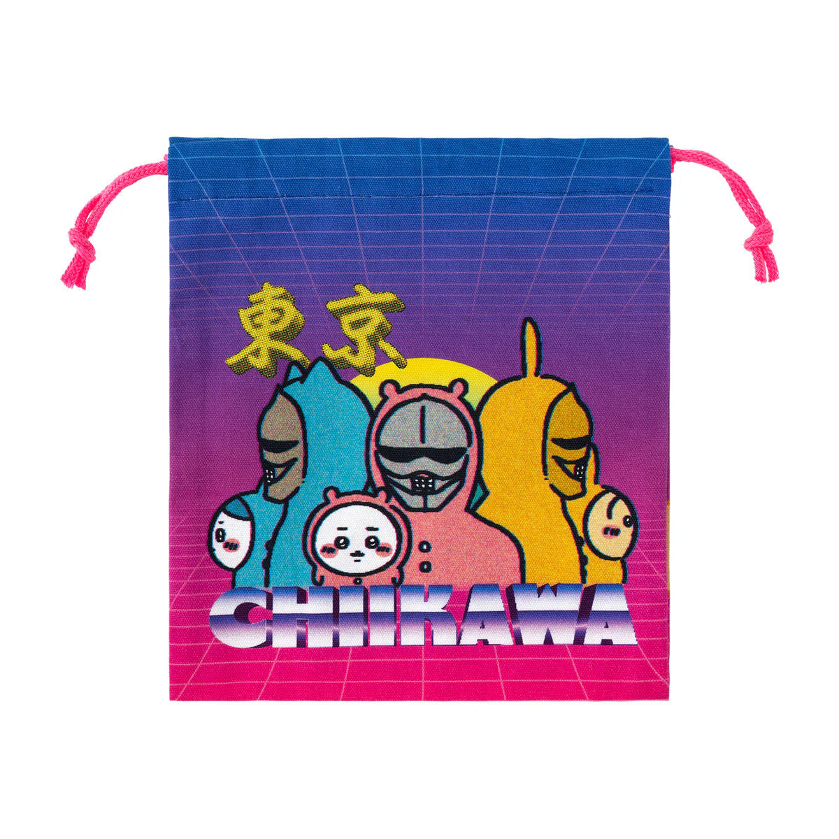 Chiikawa | 'Chiikawa Tokyo Chiikawa Medium Drawstring Pouch (Pajama)
