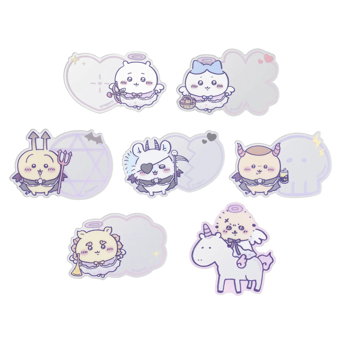 Chiikawa | 'Chiikawa Angle♡Demon Angel Baby Trading Mirror Stickers (7 Types)