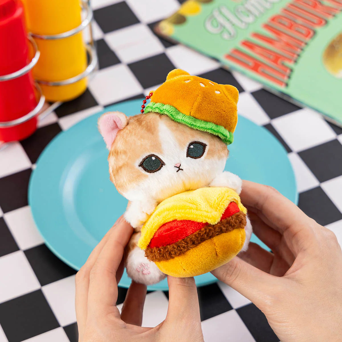 Mofusand | Mofusand Diner Mascot - Burger Meow