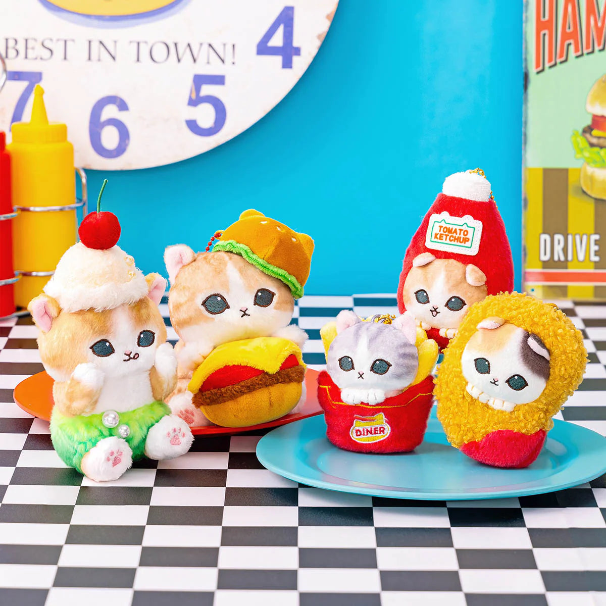 Mofusand | Mofusand Connect With Mofusand Diner Mascot - Triple Charm