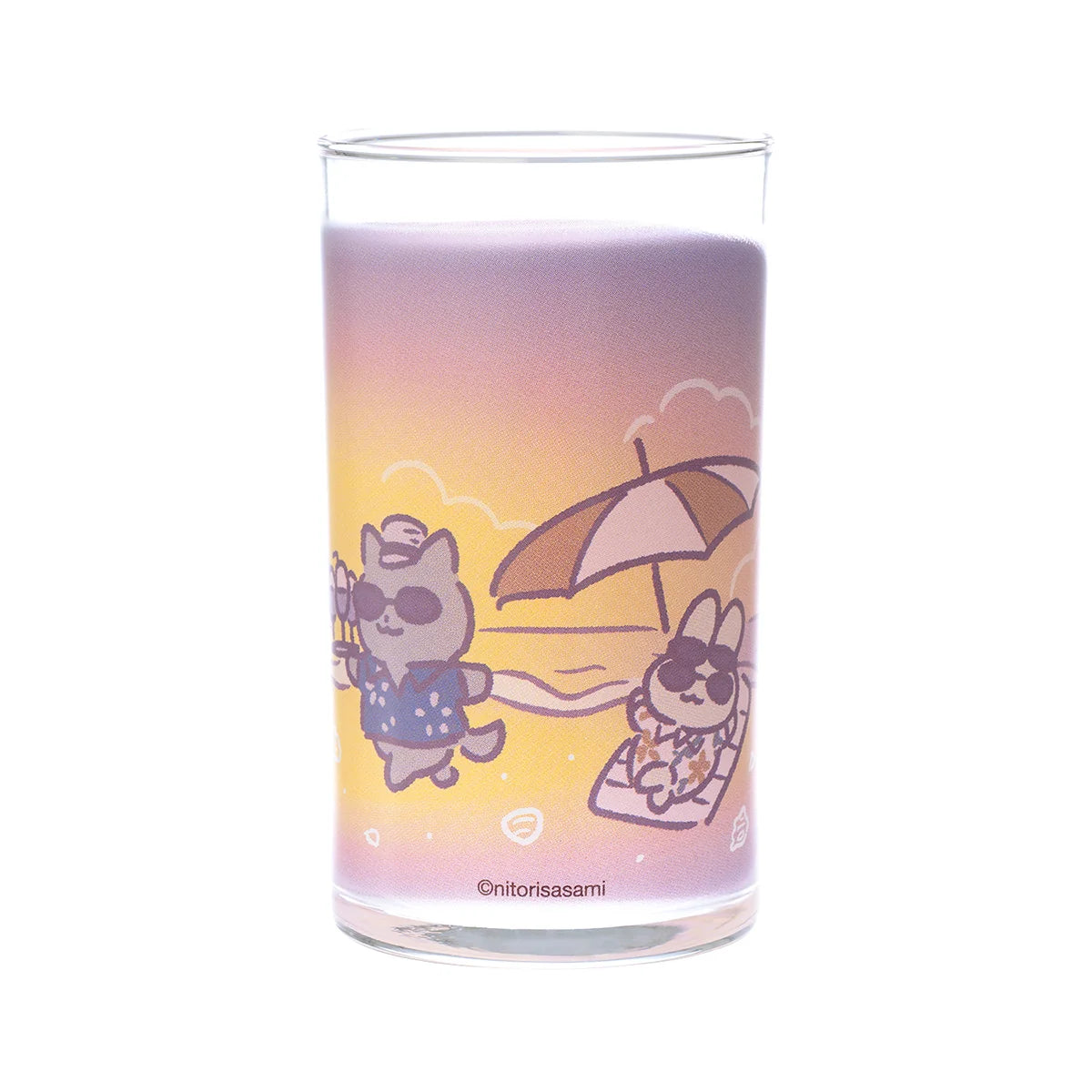 White Tiger and Black Tiger Vacation Straight Glass - Everyone in Sunglasses
