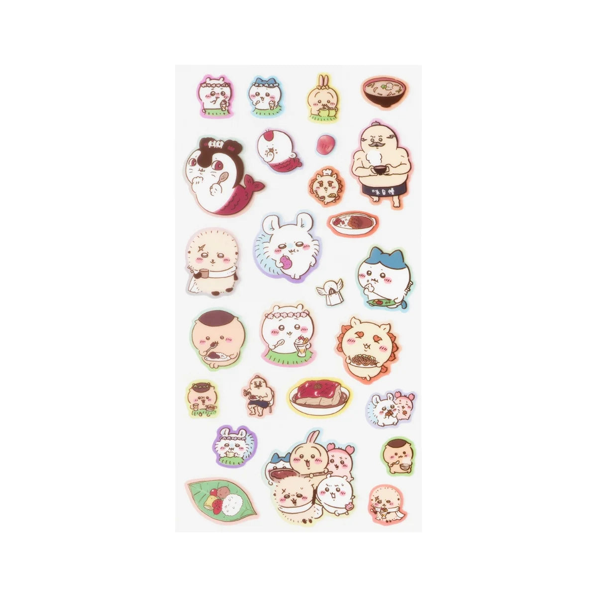 Chiikawa | Chiikawa Movie "Chiikawa" Island Food Clear Stickers