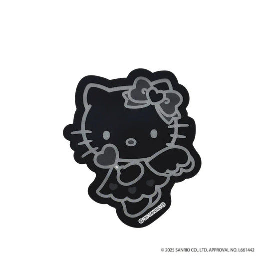Sanrio | Hello Kitty Monochrome Black& Grey Collection | Hello Kitty Die-cut Sticker - Black
