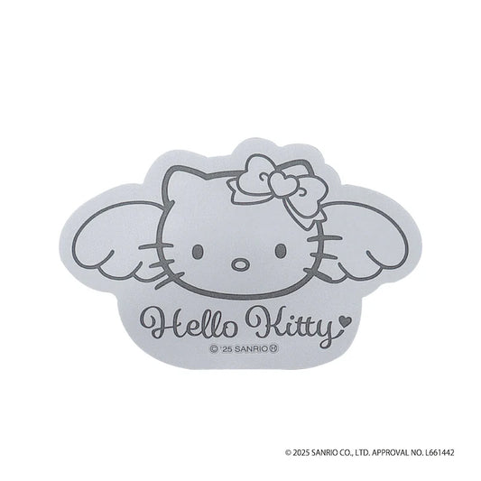 Sanrio | Hello Kitty Monochrome Black& Grey Collection | Hello Kitty Die-cut Sticker - Silver