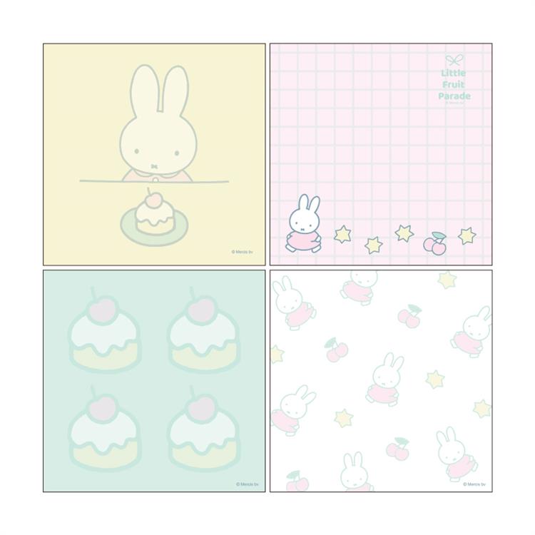Miffy | LOFT limited Miffy Little Fruit Parade Square Memo Pad - Miffy Cherry