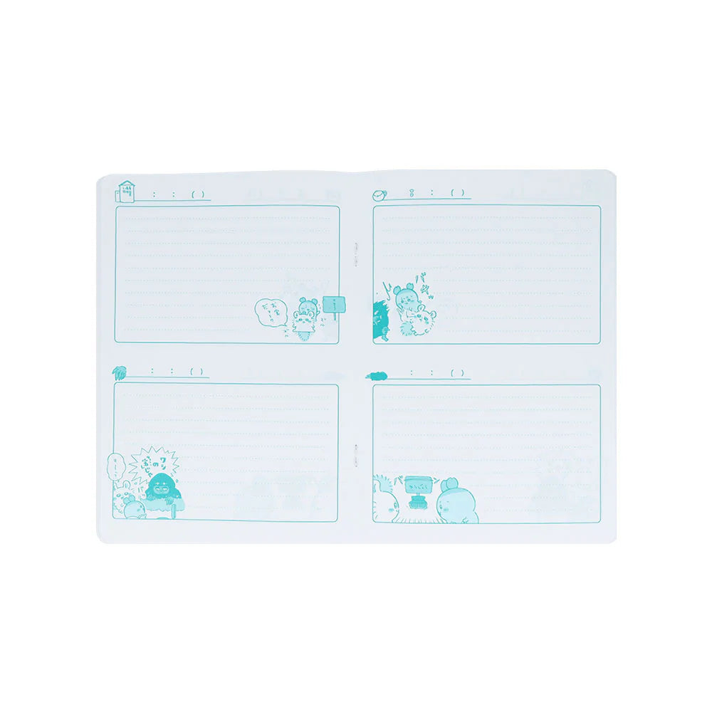 Chiikawa | Chiikawa Adventure Record Notebook (Treasure, Momonga & Kani-Chan)