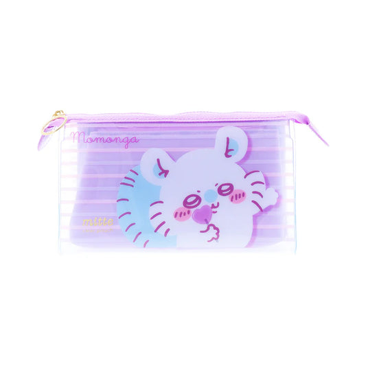 Chiikawa | Chiikawa Clear Pouch Gusset Mitte (Momonga & Kani-Chan)
