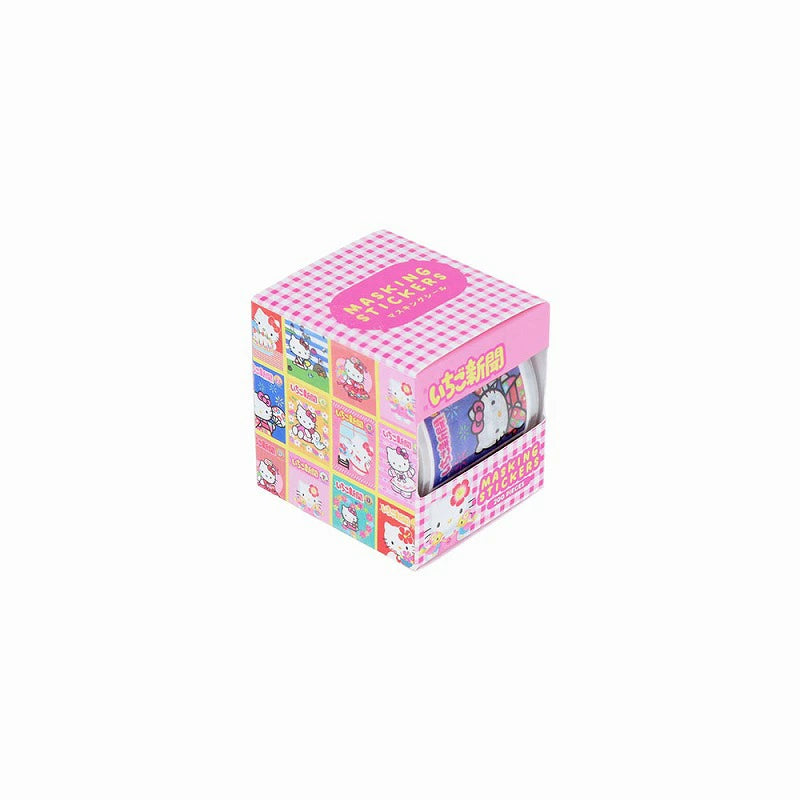 Sanrio | Hello Kitty 50th Anniversary Strawberry News V2 - Hello Kitty Ichigo Masking Seal in Box (Pink)