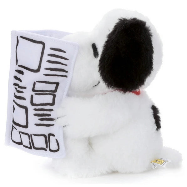 PEANUTS | Snoopy 75th PEANUTS Comics Snoopy Reading Newspaper Plush