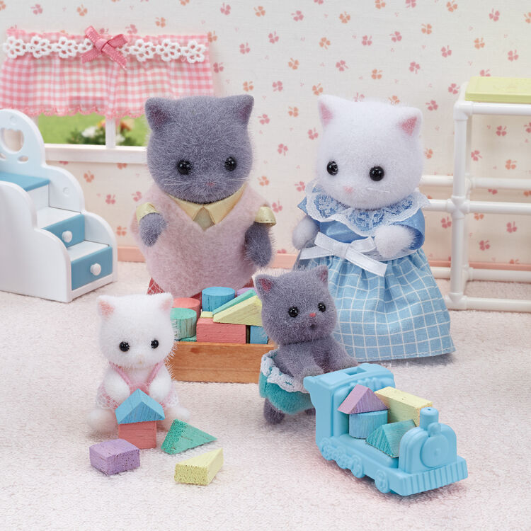 Sylvanian Families | Twins Baby Doll Figure - Persian Cat