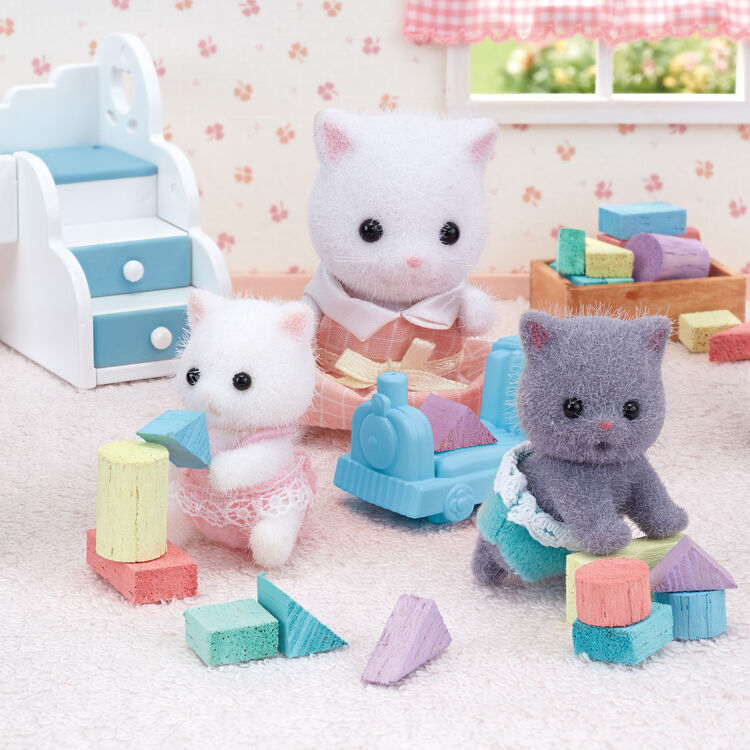 Sylvanian Families | Twins Baby Doll Figure - Persian Cat