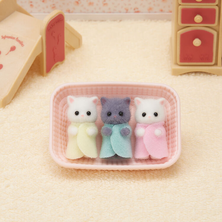 Sylvanian Families | Triplets Set - Persian Cat Baby Doll