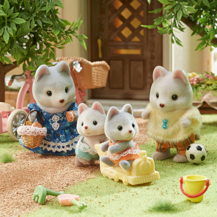 Sylvanian Families | Twins Baby Doll Figure - Husky