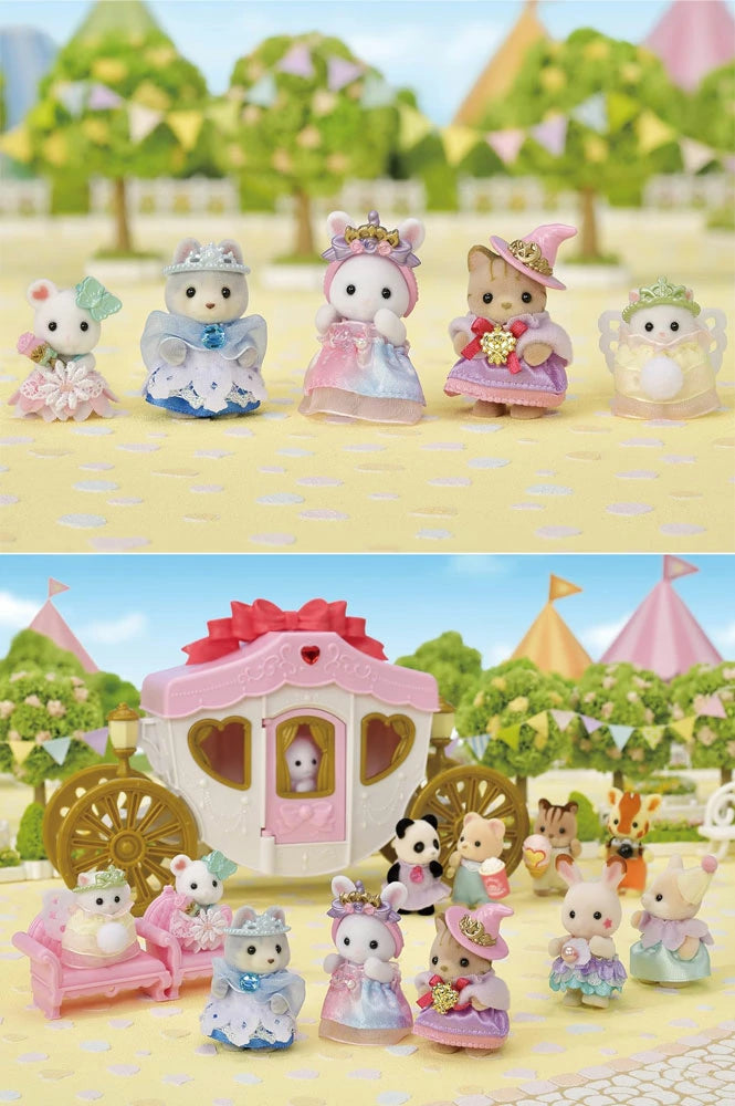 Sylvanian Families | Baby Set - Amusement Park Series Dreamy Baby Princess Doll Figure
