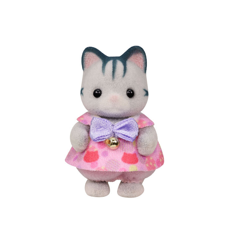 Sylvanian Families | Gather Together ! Baby Set - Cat Doll Figure