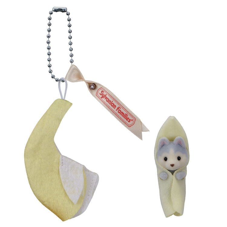 Sylvanian Families | Keychain Husky's Little Baby -Banana
