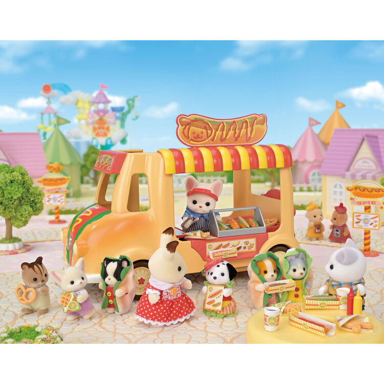 Sylvanian Families | Baby Set - Gather! Hot Dog Baby Doll Figure