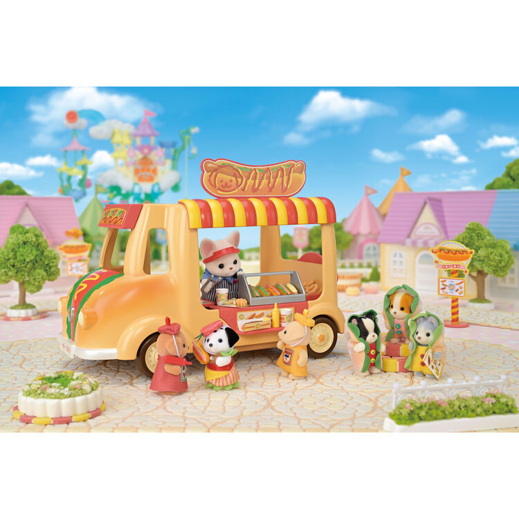 Sylvanian Families | Baby Set - Gather! Hot Dog Baby Doll Figure