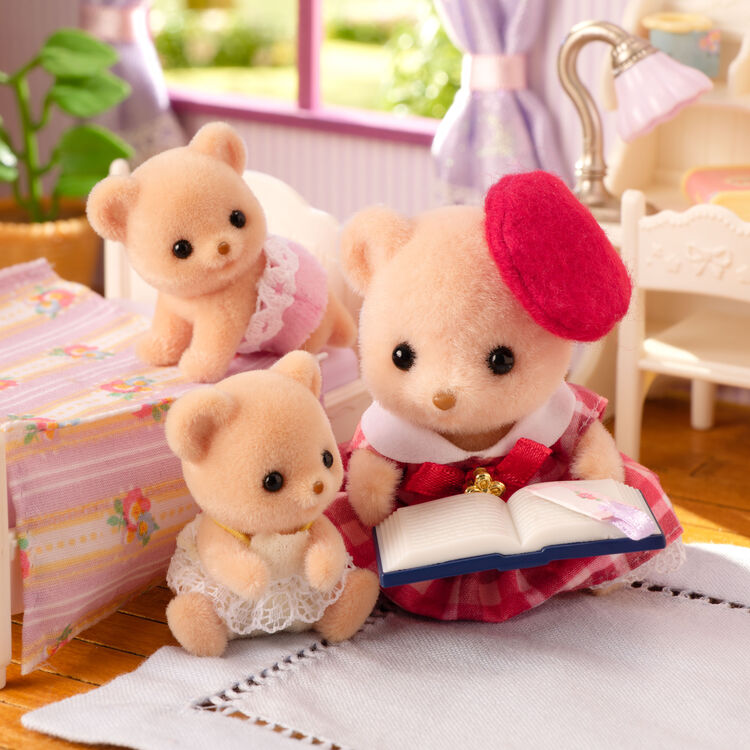 Sylvanian Families | Twins Baby Doll Figure - Biscuit Bear