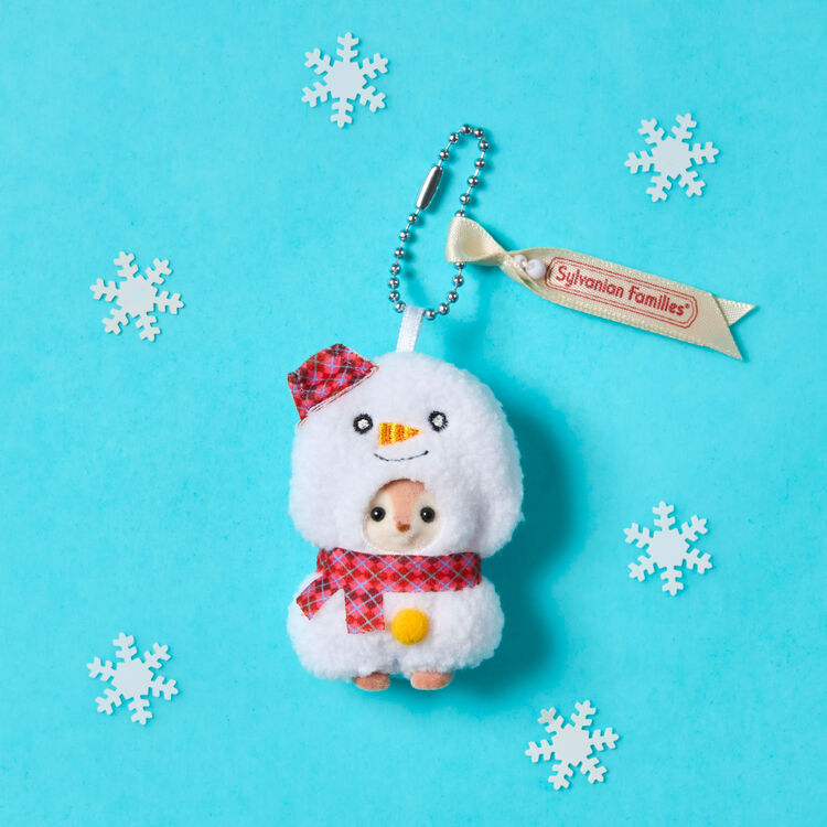 Sylvanian Families | Keychain Baby Sika - Snowman