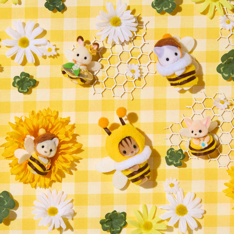 Sylvanian Families | Gather Together ! Baby Set - Mitsubachi Honey Bee Doll Figure