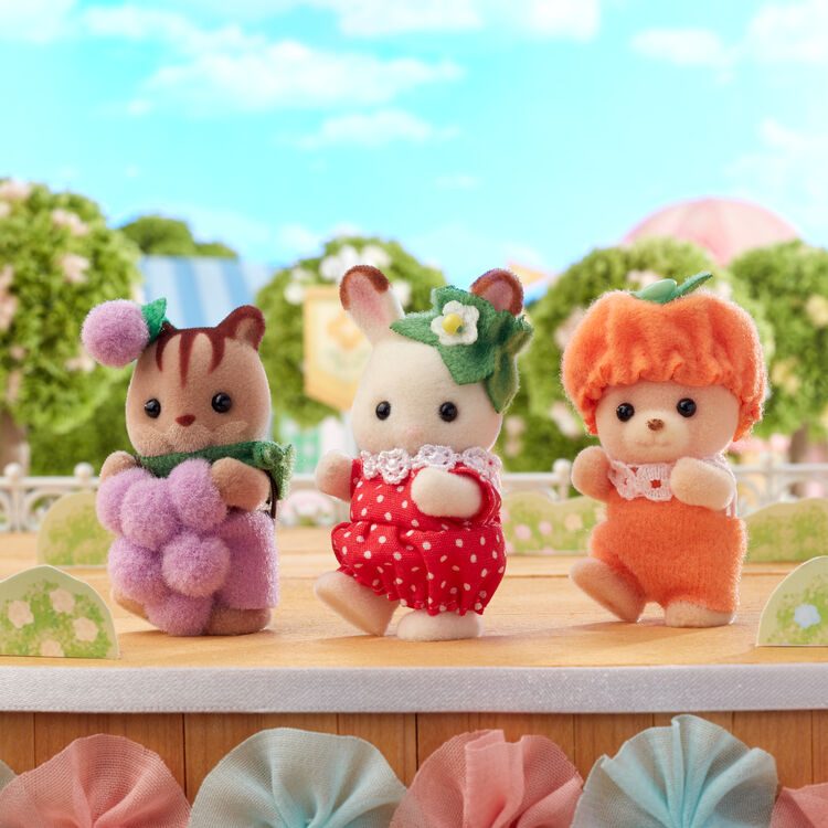 Sylvanian Families | Baby Trio Set - Fruit Doll Figure