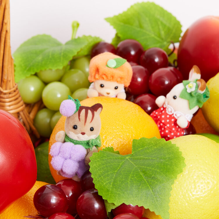 Sylvanian Families | Baby Trio Set - Fruit Doll Figure