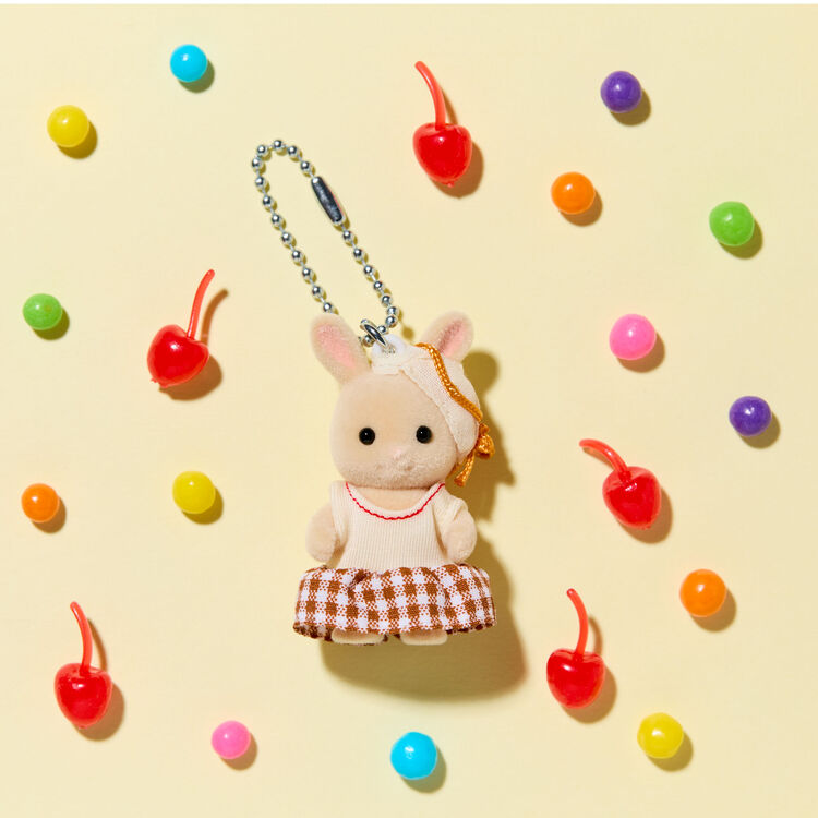 Sylvanian Families | Keychain Rabbit (Jumper Skirt)