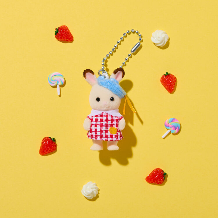 Sylvanian Families | Keychain Chocolate Rabbit (Tsuenfuku)