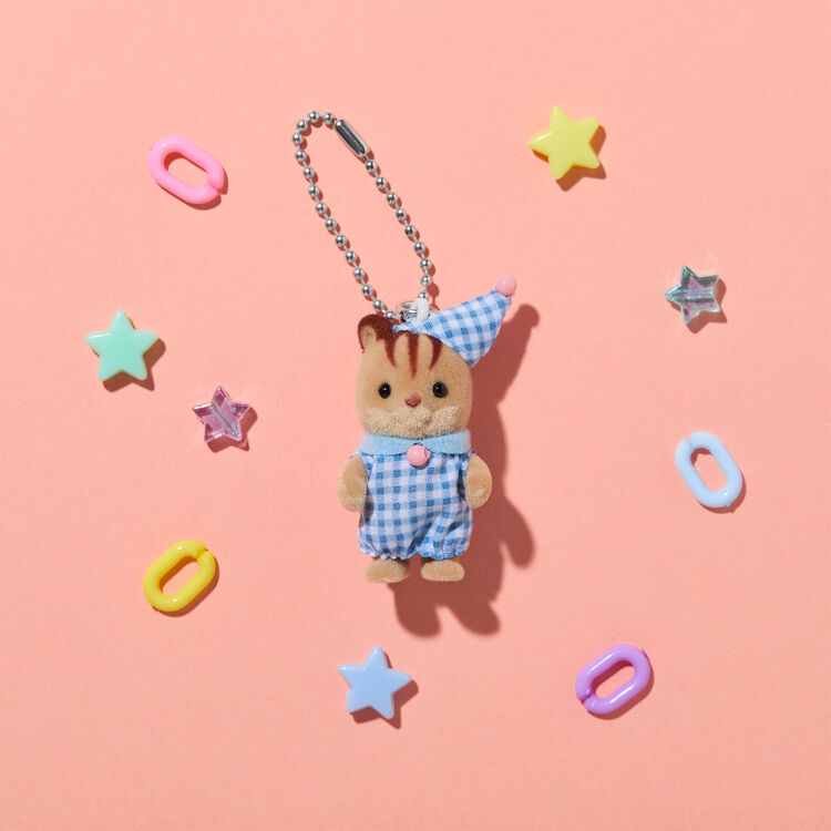Sylvanian Families | Keychain Walnut Squirrel (Pajamas)