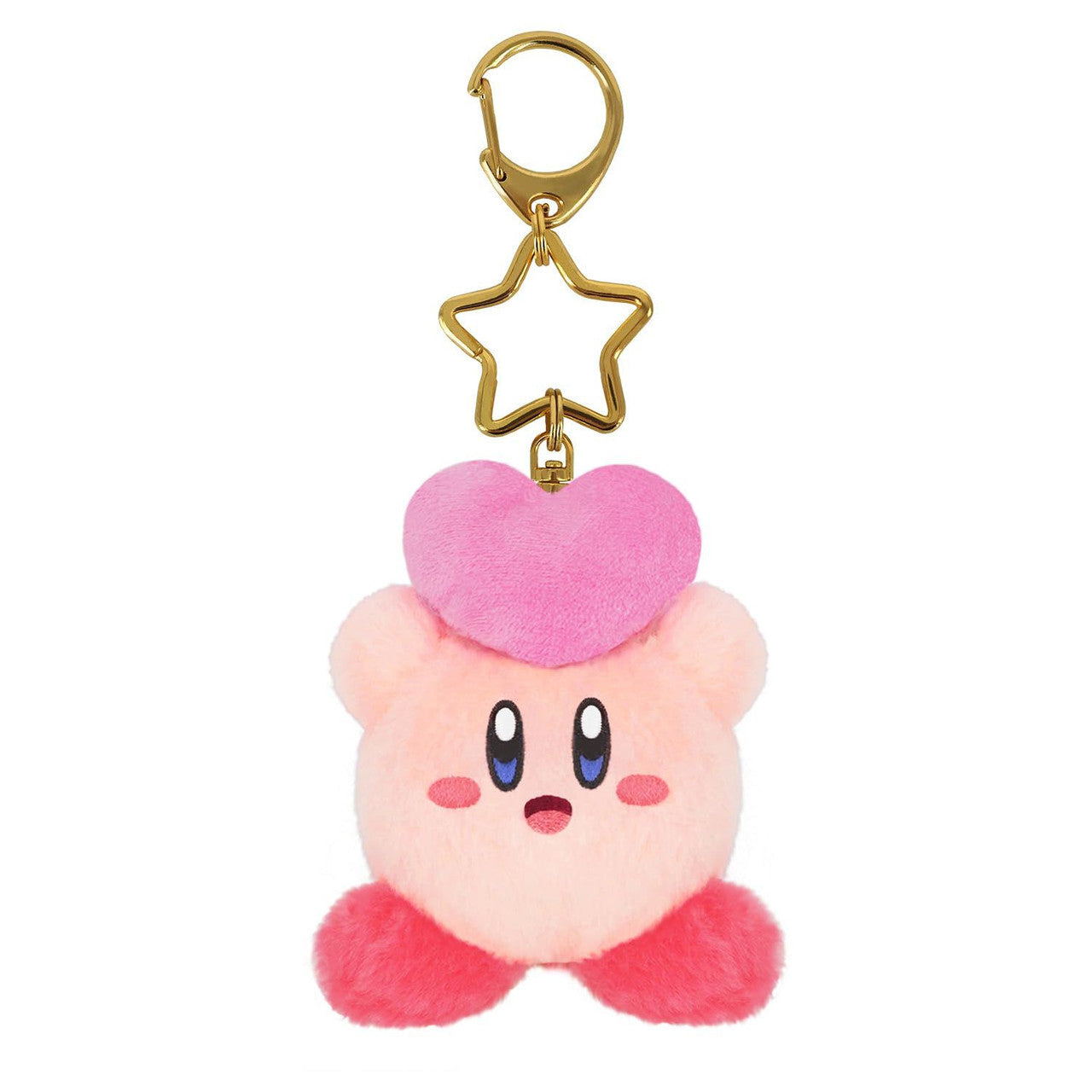Kirby of the Stars Japan | Kirby Mini Mofu Mascot Keychain - Kirby Friends Heart Throwing