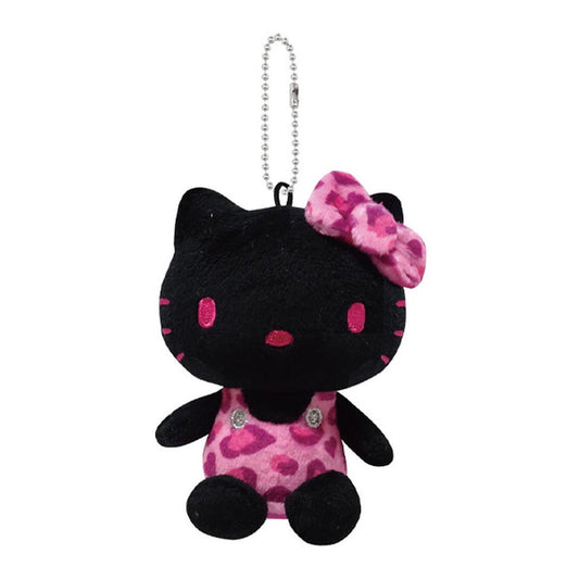 Sanrio K Company |  Hello Kitty Leopard Print Series Mascot Holder (Black)
