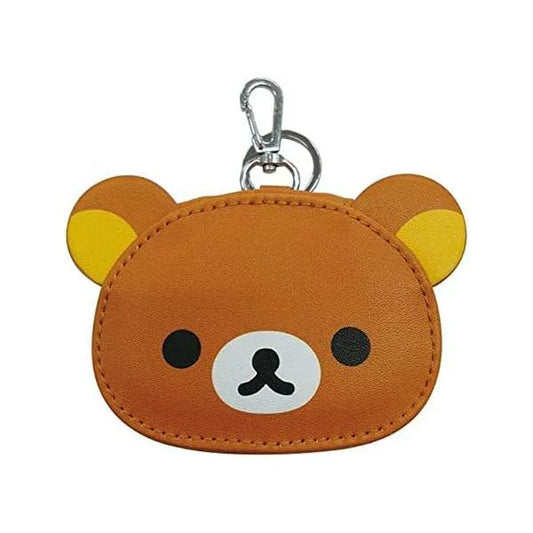 San-X | Rilakkuma Coin Case Keychain - Rilakkuma RK017