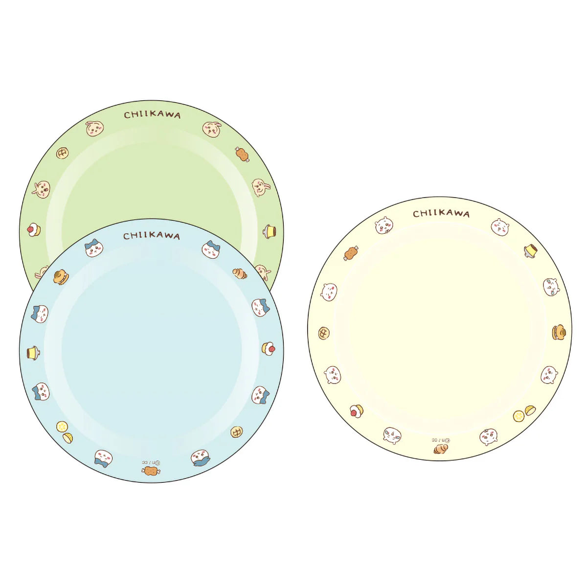 Chiikawa | Chiikawa Small Plate Set of 3 (Sweets)