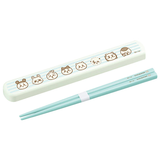 Chiikawa | Chiikawa Sliding Lid Chopstick Case Set (Face)