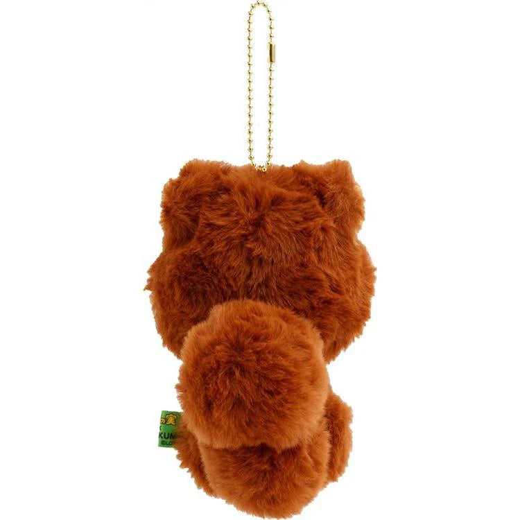 San-X | Rilakkuma Lotte Choco Pie Limited Plush Keychain - Rilakkuma Squirrel MO57601