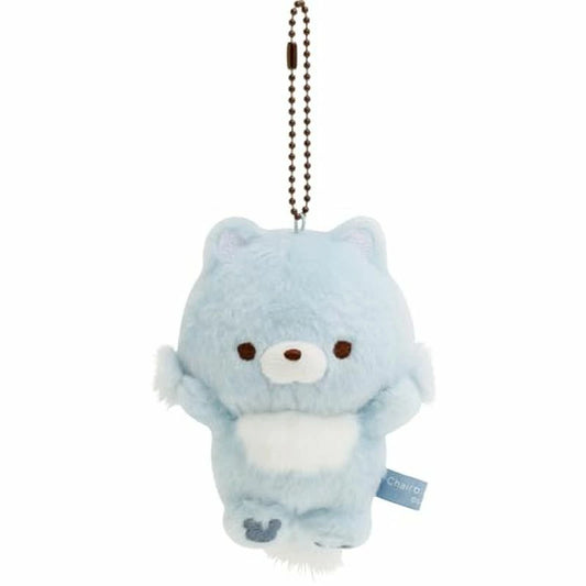 San-X | Rilakkuma Aokogu Otmari Series Hanging Plush Toy - Blue Wolf MO85401