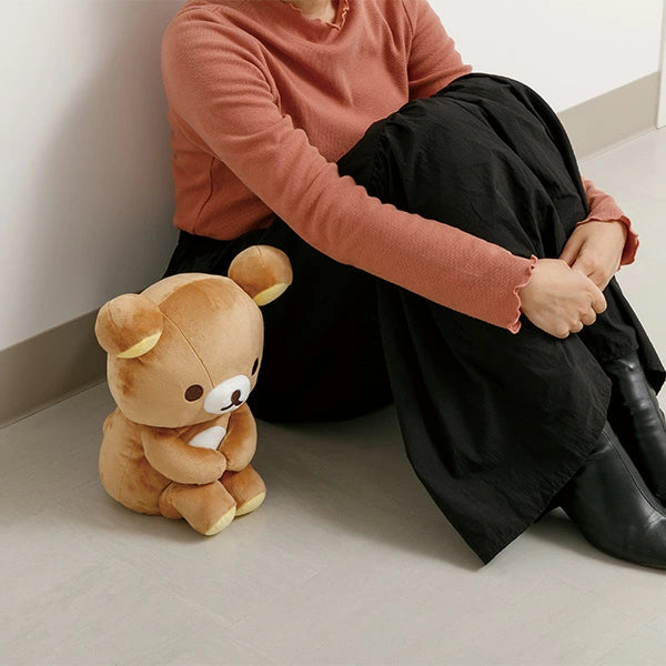 San-X | Rilakkuma Rainy Day to Sunny Theme - Sitting Plush Toy I'm By Your Side MO98601
