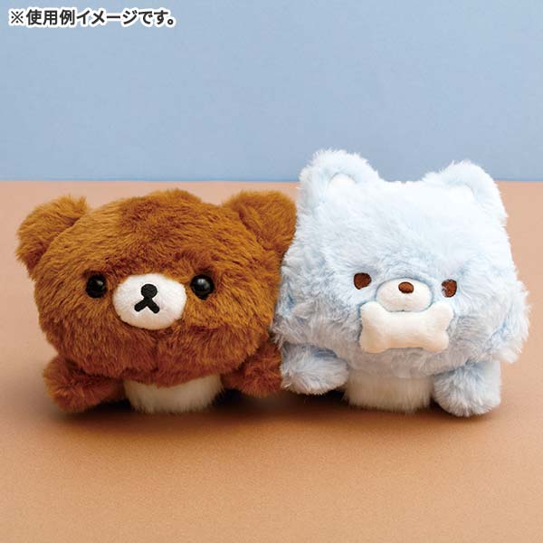 San-X | Rilakkuma Aokogu Otmari Series Knee Glue Plush Toy - Chairoikoguma MV07401