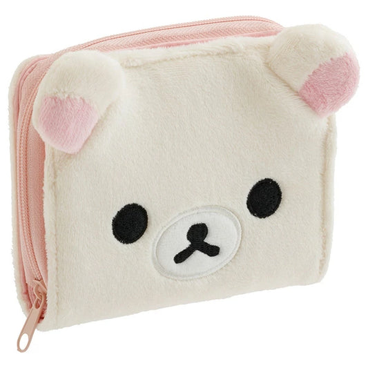 San-X | Rilakkuma Plush Wallet - Korilakkuma WL38002