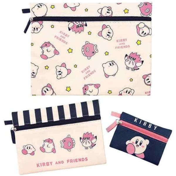 Kirby of the Stars Japan | Kirby 3-Pouch Navy