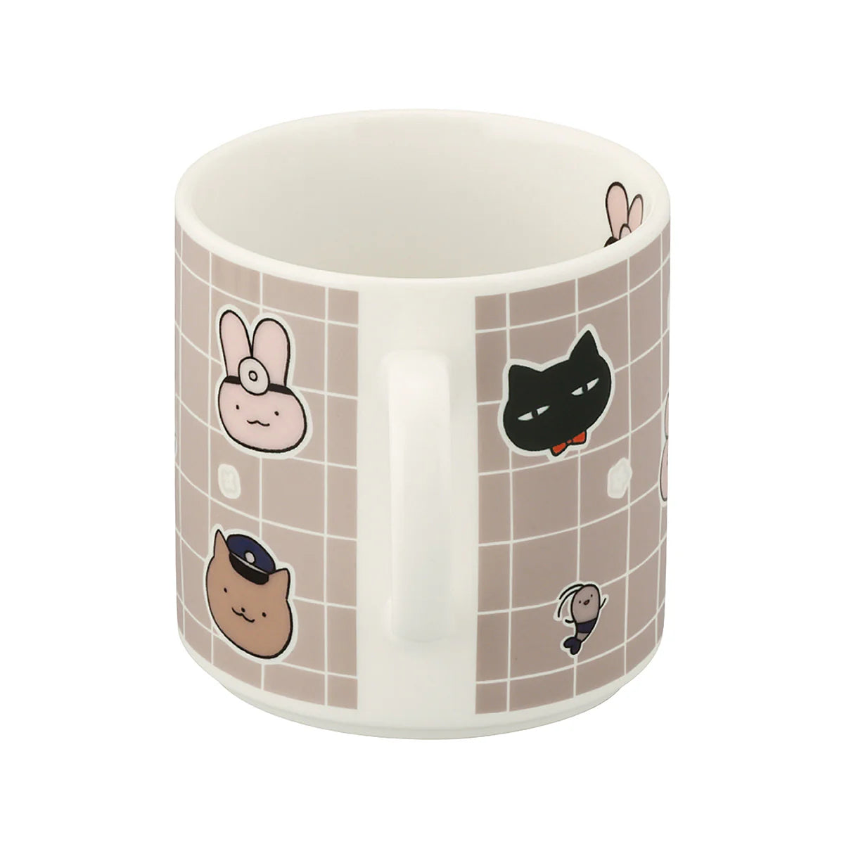 White Tiger and Black Tiger Dr Rabbit Nandemo Hospital Mug - Face